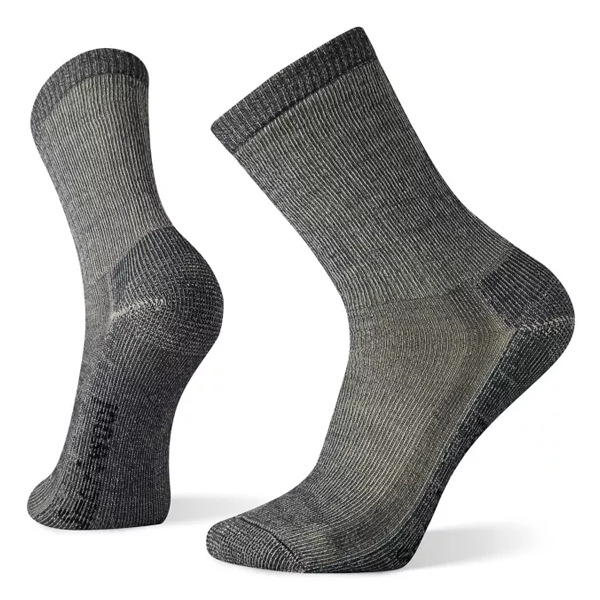 Smartwool Hike Classic Edition full cushion crew sock in medium gray, pair view