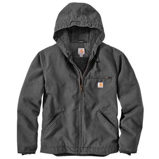 Carhartt Jacket Sherpa Lined Relaxed Fit Washed Duck (Men’s)
