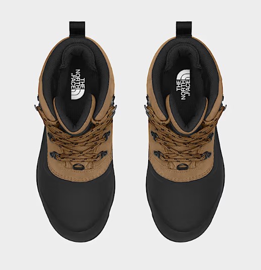 North Face, Chilkat 5 Lace, Winter Boot, Utility Brown, Men's, top view