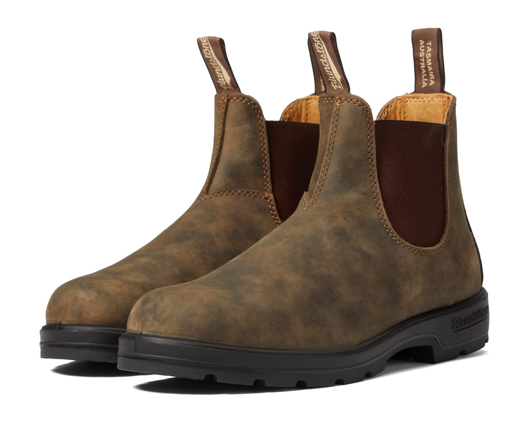 Blundstone, 585 Chelsea Boot, Rustic Brown, Men's, pair view