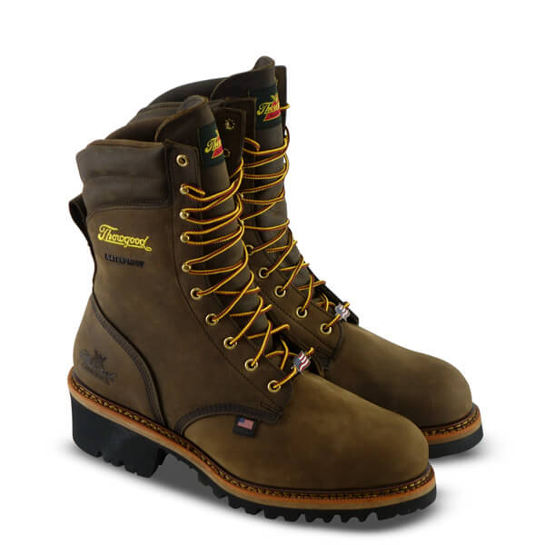 Thorogood 9″ USA Logger Steel Toe Un-Insulated Work Boots (Men’s)