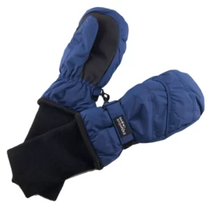 Snowstopper, Mittens, Extended Cuff, Navy, Kids, pair view