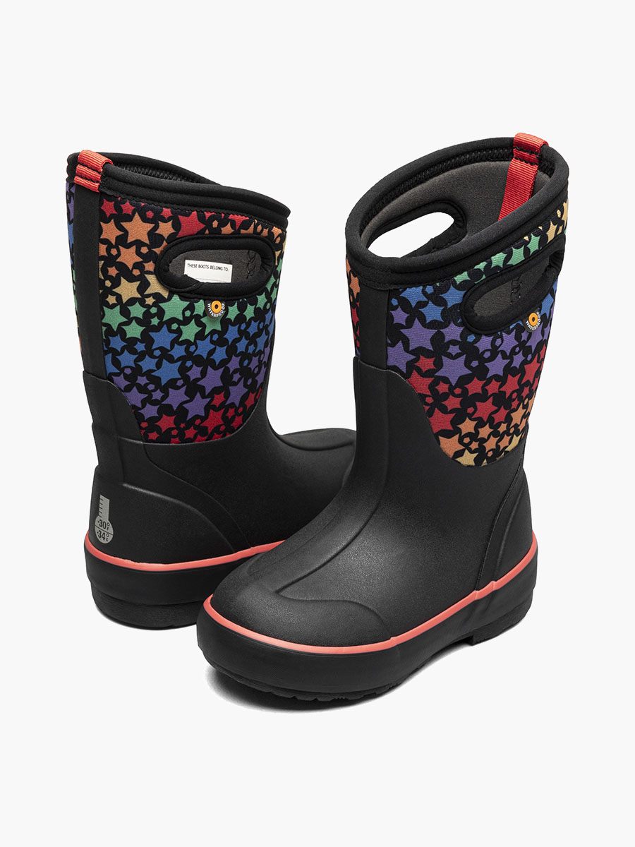 Bogs Classic II Rainbow Stars Boots (Little Kids/Big Kids)