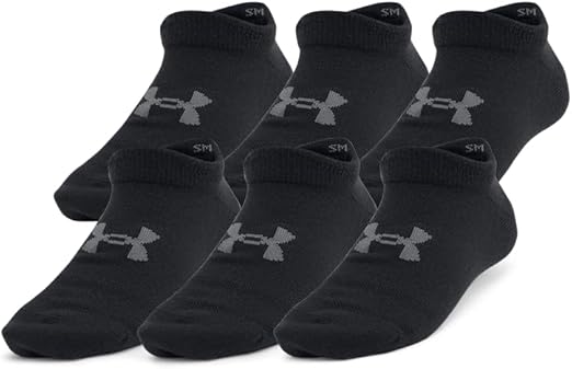 Under Armour Essential 6-Pack No Show Socks (Kids)
