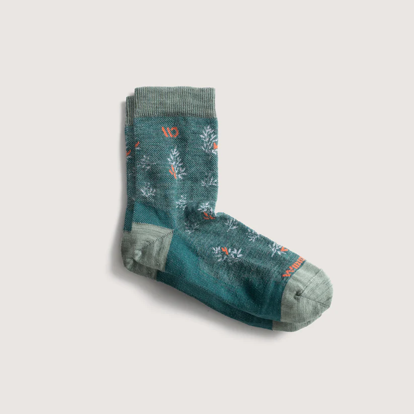 Wide Open Foliage Lightweight Crew Sock (Women’s)