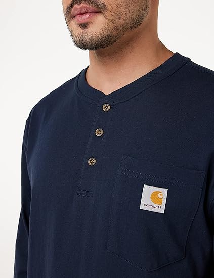 Carhartt Heavyweight Long Sleeve Henley (Men’s)