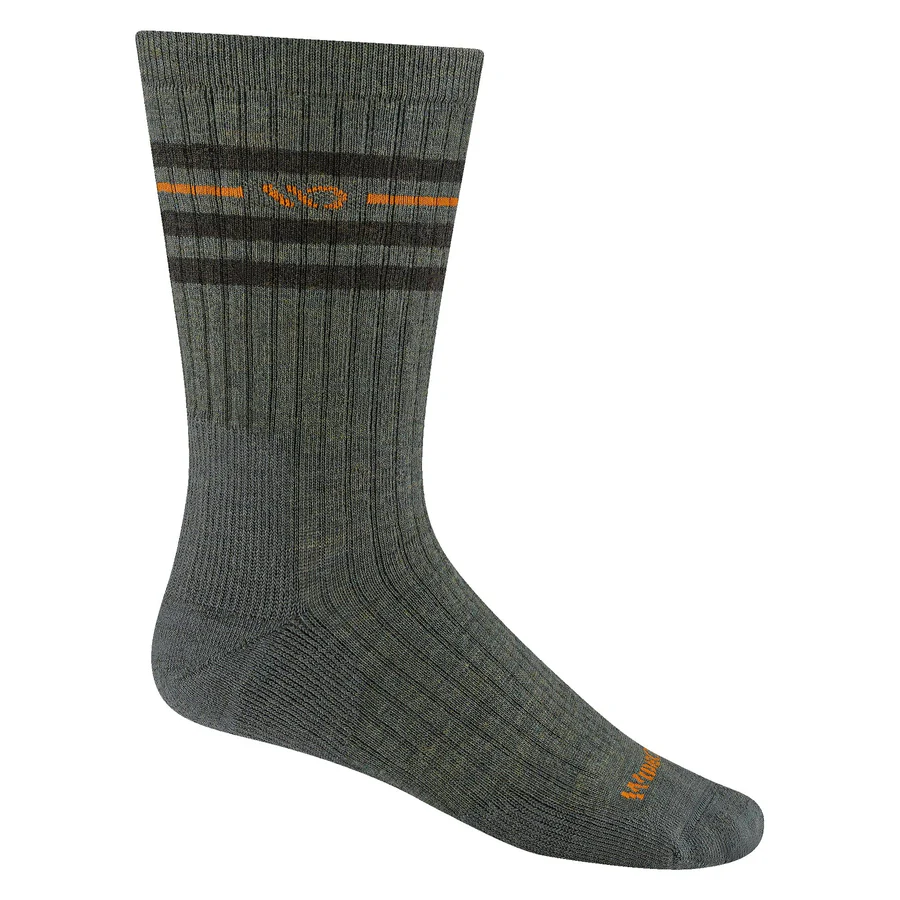 Wide Open Vintage Stripe Cushioned Crew Socks (Men’s)