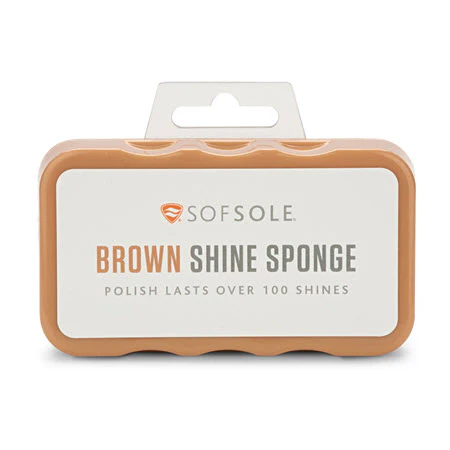 Sof Sole Quick Shine Sponge-Brown