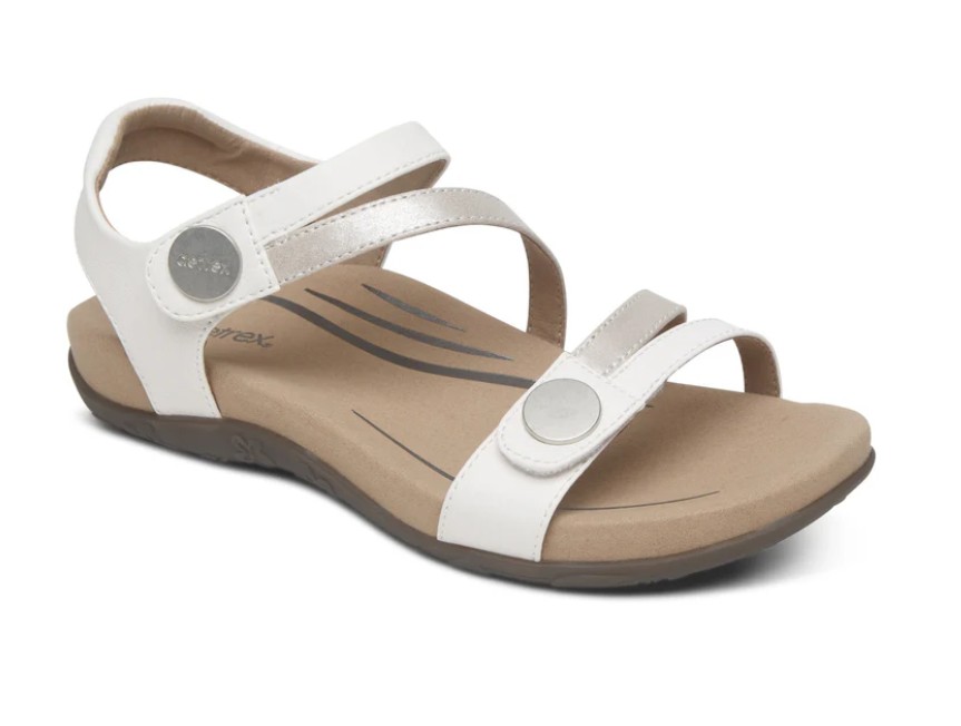 Aetrex Jess Adjustable Quarter Strap Sandal (Women’s)