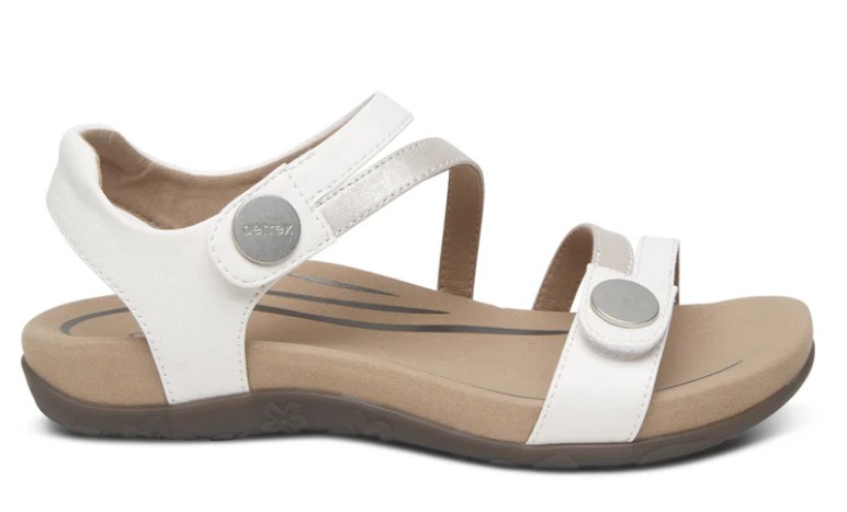 Aetrex Jess Adjustable Quarter Strap Sandal (Women’s)