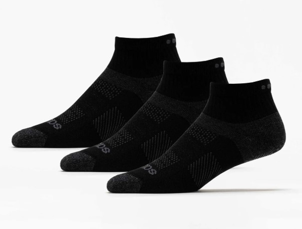 Saucony Inferno Cushioned Quarter Socks-3 Pack (Unisex)