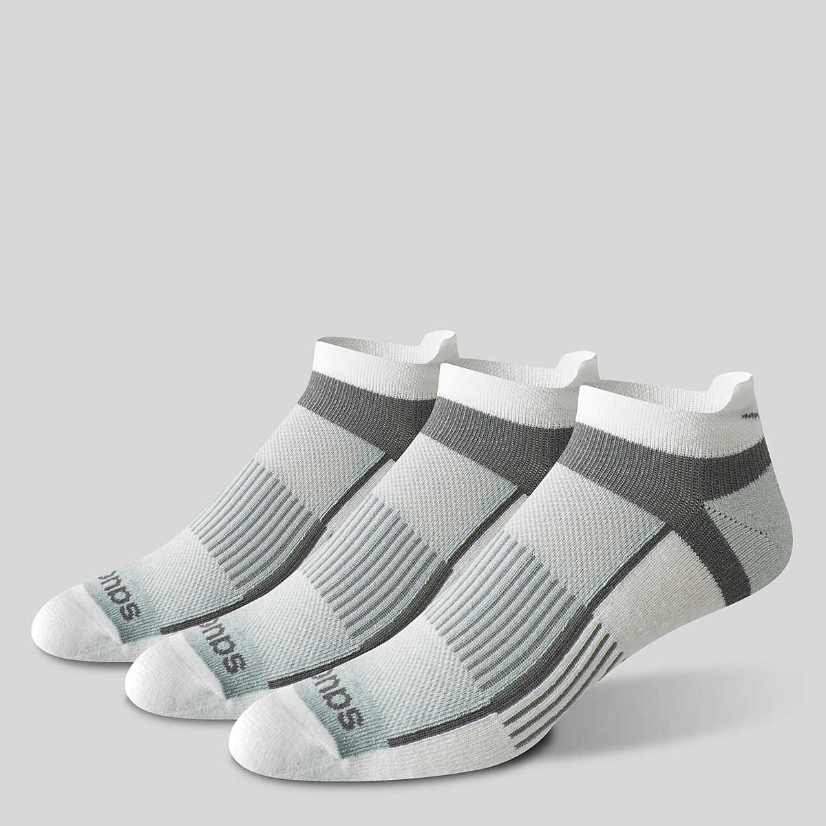 Saucony Inferno Cushion No Show Socks-3 Pack (Unisex)