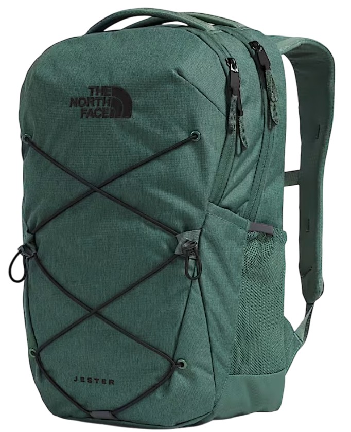 The North Face Jester Backpack – Duck Green Dark Heather/TNF Black