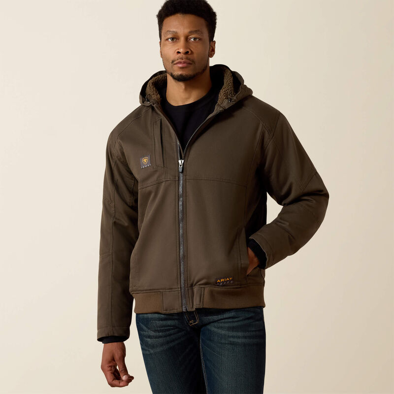 Ariat Rebar DuraCanvas Jacket w/Hood (Men’s)