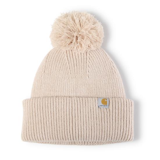 Carhartt-Women’s-Knit Pom-Pom Cuffed Beanie