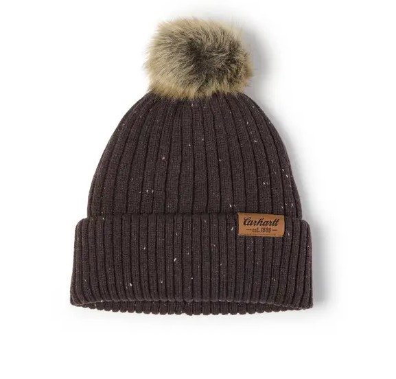 Carhartt-Women’s-Faux Fur Pom Beanie