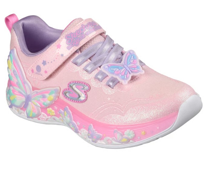 Skechers S-Lights: Butterfly Bliss Sneaker (Little Kids)