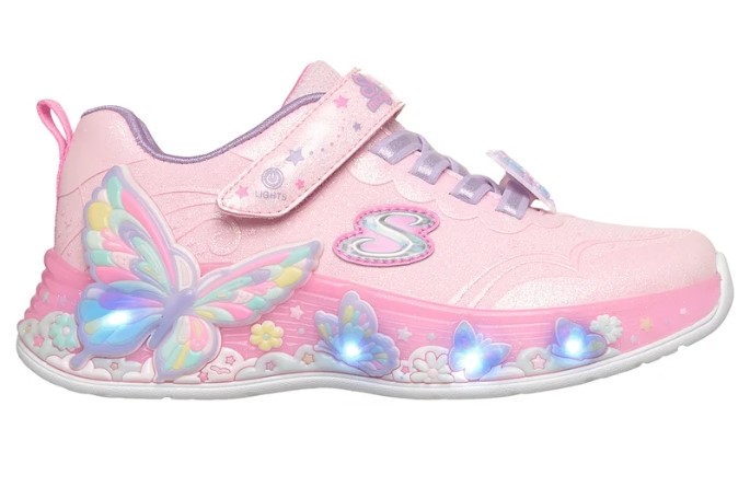 Skechers S-Lights: Butterfly Bliss Sneaker (Little Kids)