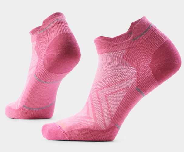 Smartwool Run Low Ankle Zero Cushion Socks, women's, pink