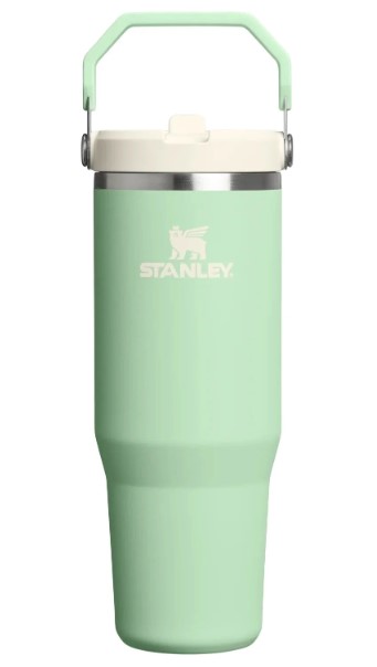 Stanley IceFlow Tumbler with Flip Straw, 30 oz, pistachio green
