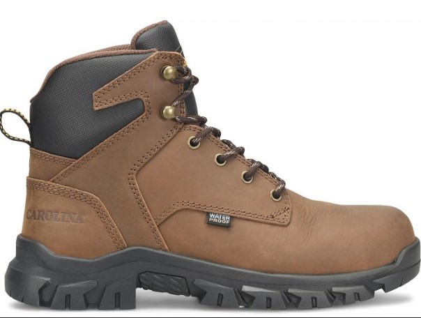 Carolina, Gruntz, 6 Inch, Work Boot, Steel Toe, Potting Soil Brown, Men's, side view