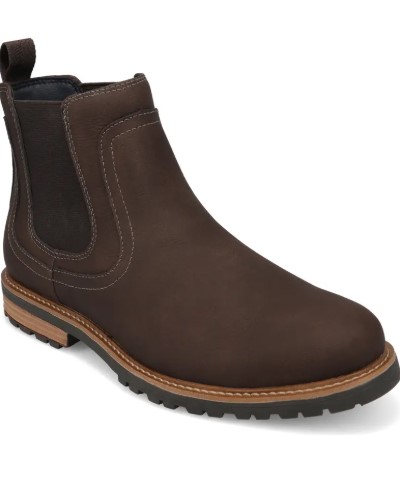 Dockers, Camden Chelsea Boot, Brown, Men's, angle view