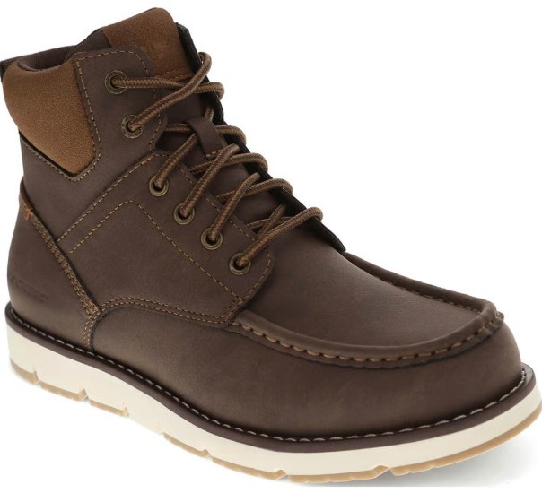 Dockers, Derrick, Rugged Casual Boot, Dark Brown, Men's, angle view