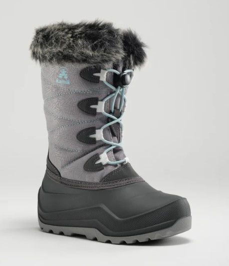 Kamik, Snowangel, Winter Boot, Charcoal, angle view