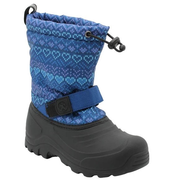 Northside, Frosty 2, Winter Boot, Navy Lilac, Toddlers, angle view