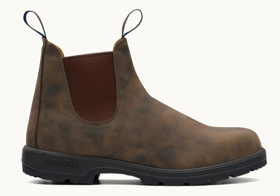 Women's, Blundstone, 584, Chelsea Boot, Rustic Brown, Lateral View