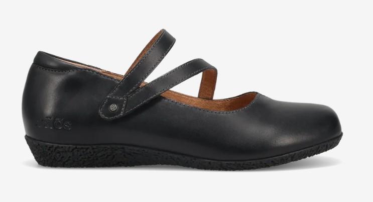Women's, Taos, Banter, Shoe, Black, Lateral View