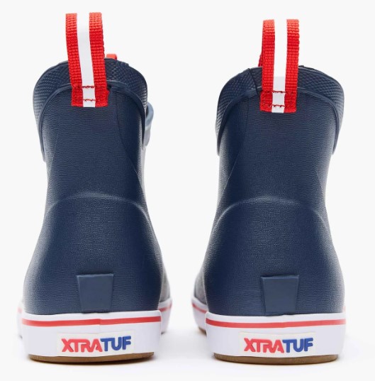 Xtratuf, Ankle Deck Boot, Kids, Navy, back view
